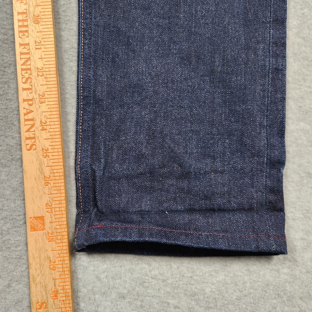 Gustin Selvedge Jeans 32x30 Blue Dark Wash Indigo Red Line Slim Fit Made In USA - Picture 14 of 16